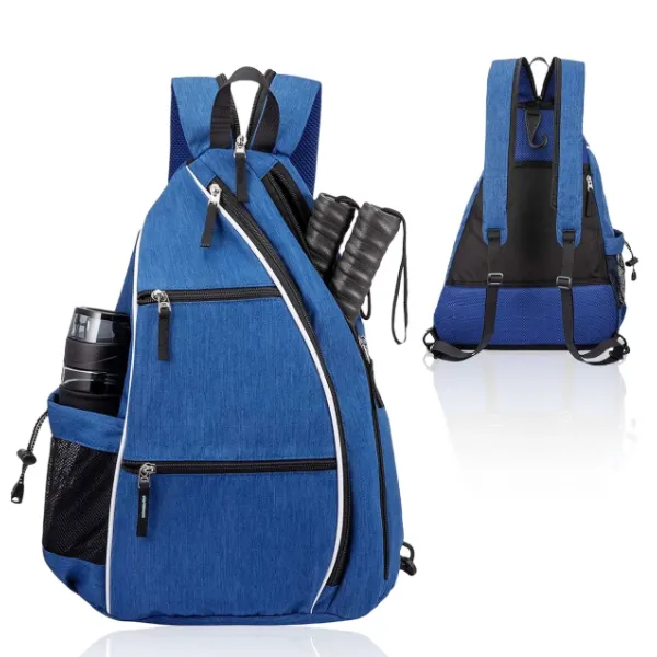 Bolsa de Pickleball para mujeres y hombres, bolsa reversible para palas, bolsa perfecta para raquetas de Pickleball, azul