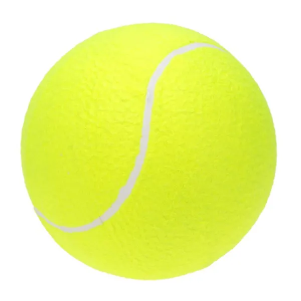 Pelota de tenis de gran tamaño con bomba ideal para niños, adultos y mascotas color verde