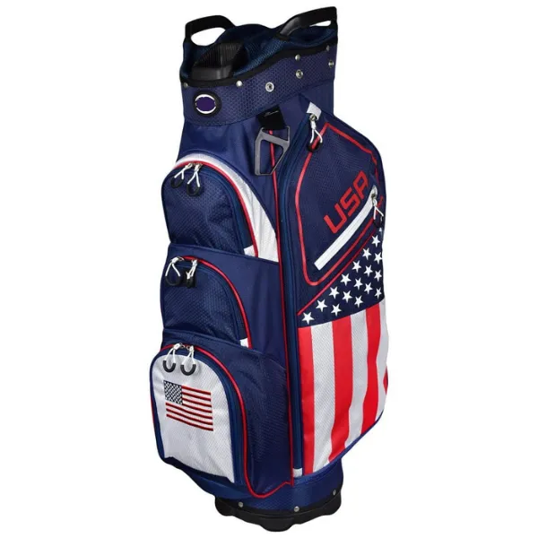 Bolsa para carrito de golf con bandera de EE.